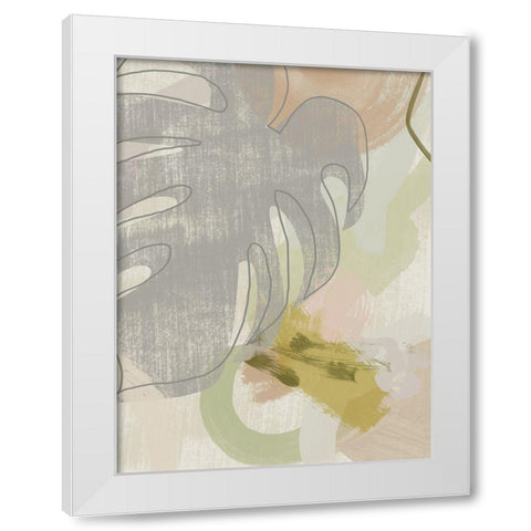 Subtropica I White Modern Wood Framed Art Print by Urban Road