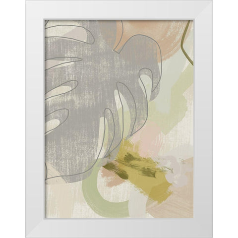 Subtropica I White Modern Wood Framed Art Print by Urban Road
