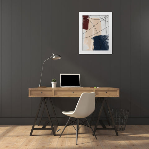 French Quarter I White Modern Wood Framed Art Print by Urban Road