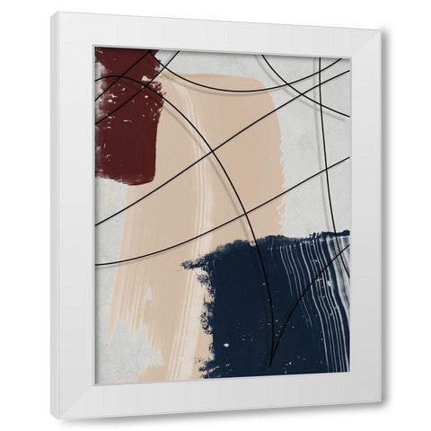 French Quarter I White Modern Wood Framed Art Print by Urban Road