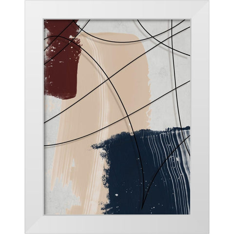 French Quarter I White Modern Wood Framed Art Print by Urban Road