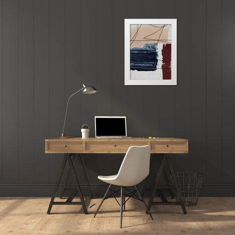 French Quarter II  White Modern Wood Framed Art Print by Urban Road