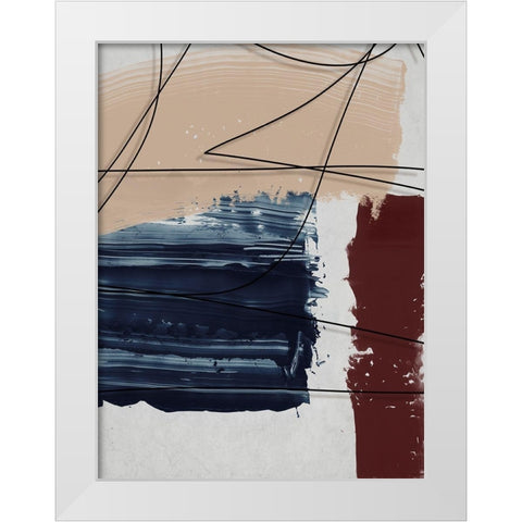 French Quarter II  White Modern Wood Framed Art Print by Urban Road
