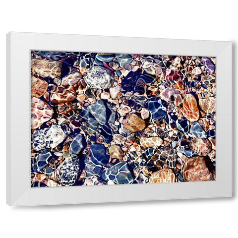 Tide Pools Art Print White Modern Wood Framed Art Print by Urban Road