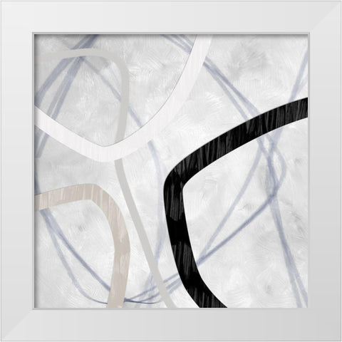 Caldera Art Print White Modern Wood Framed Art Print by Urban Road