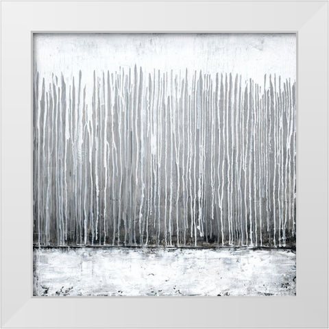 Silver Fog Art Print White Modern Wood Framed Art Print by Urban Road