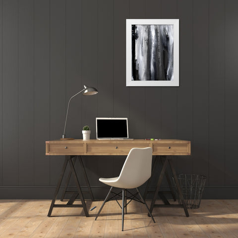 Surveyors Bay White Modern Wood Framed Art Print by Urban Road