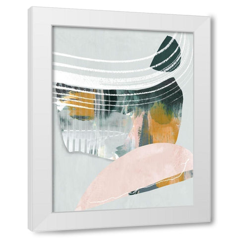 Opus II White Modern Wood Framed Art Print by Urban Road