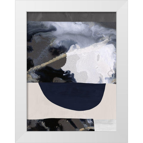Lone Wolf I White Modern Wood Framed Art Print by Urban Road