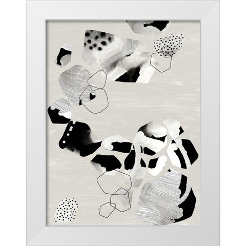 Under Pressure II White Modern Wood Framed Art Print by Urban Road