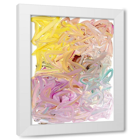 Soprano White Modern Wood Framed Art Print by Urban Road