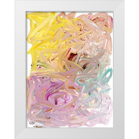 Soprano White Modern Wood Framed Art Print by Urban Road