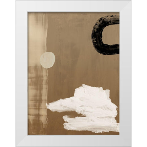 Brick and Mortar II White Modern Wood Framed Art Print by Urban Road