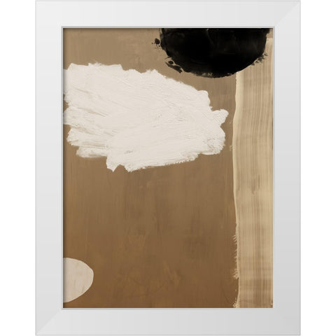 Brick and Mortar III White Modern Wood Framed Art Print by Urban Road