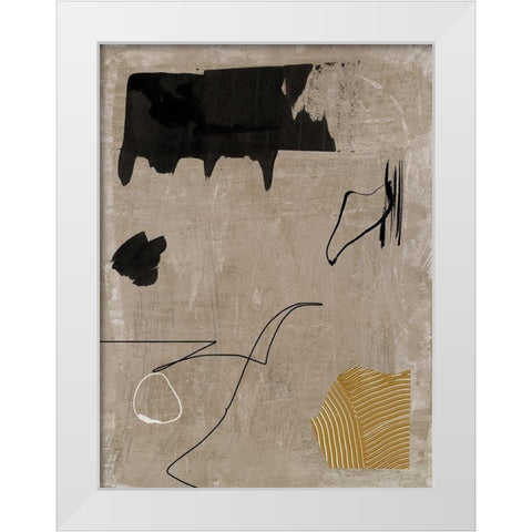 Set in Stone I White Modern Wood Framed Art Print by Urban Road