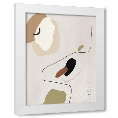 To the Wire I White Modern Wood Framed Art Print by Urban Road