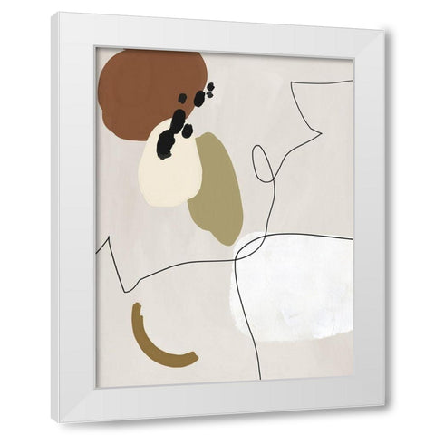 To the Wire II White Modern Wood Framed Art Print by Urban Road