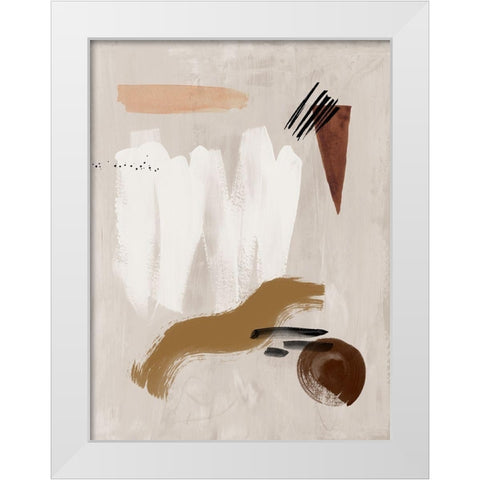 Dig Site I White Modern Wood Framed Art Print by Urban Road