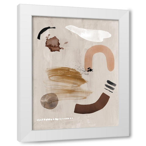 Dig Site II White Modern Wood Framed Art Print by Urban Road