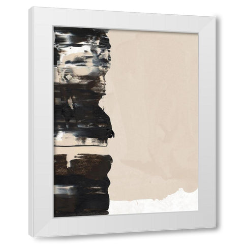 Mudslide III White Modern Wood Framed Art Print by Urban Road