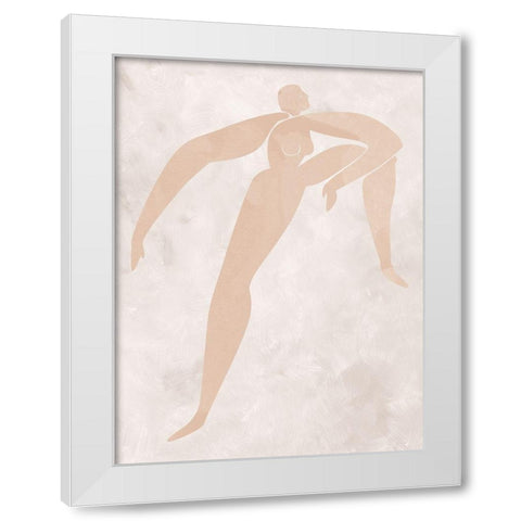 Amelie Cut-Out II White Modern Wood Framed Art Print by Urban Road