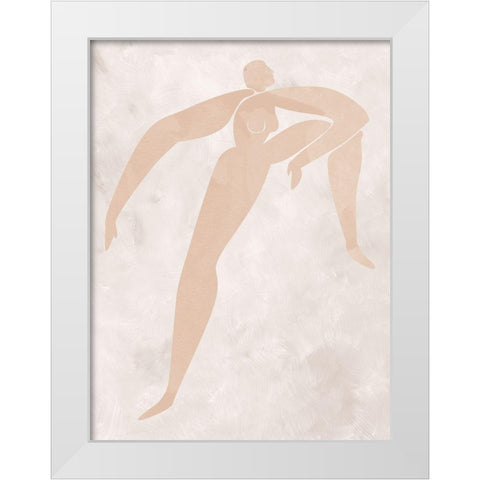 Amelie Cut-Out II White Modern Wood Framed Art Print by Urban Road