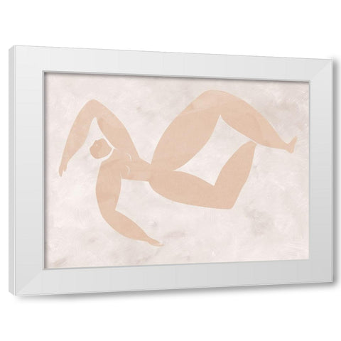 Amelie Cut-Out III White Modern Wood Framed Art Print by Urban Road