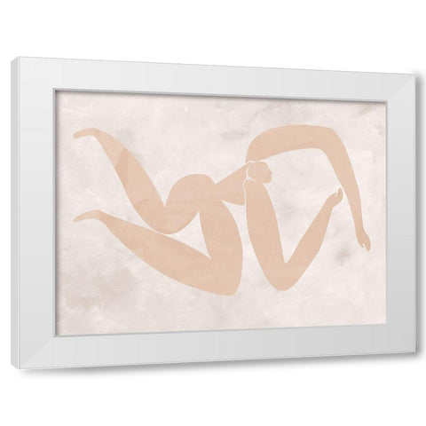 Amelie Cut-Out IV White Modern Wood Framed Art Print by Urban Road