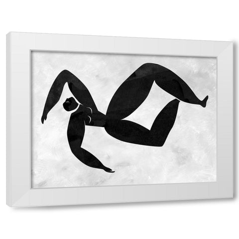 Lydia Cut-Out III White Modern Wood Framed Art Print by Urban Road