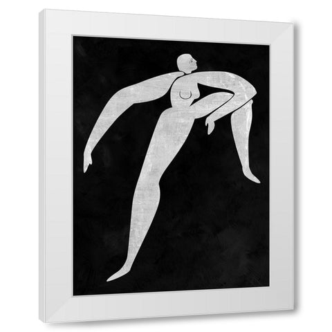 Monique Cut-Out II White Modern Wood Framed Art Print by Urban Road