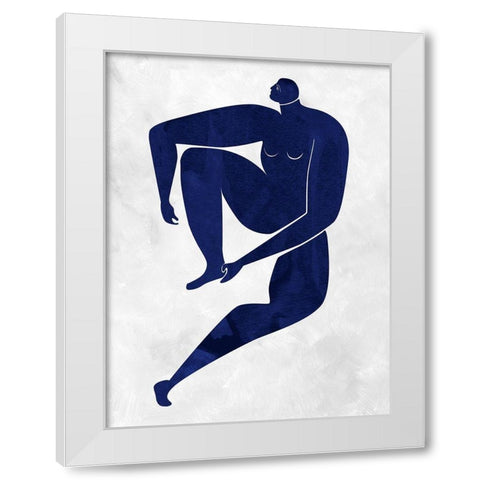 Gertrude Cut-Out I White Modern Wood Framed Art Print by Urban Road