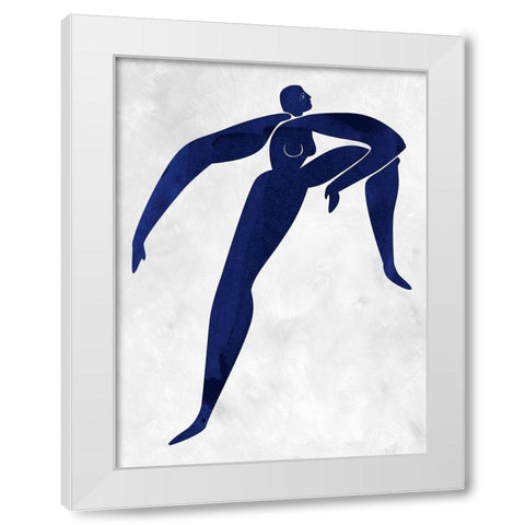Gertrude Cut-Out II White Modern Wood Framed Art Print by Urban Road