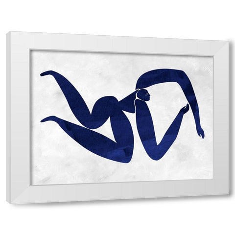 Gertrude Cut-Out IV White Modern Wood Framed Art Print by Urban Road
