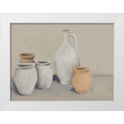 Water of Life White Modern Wood Framed Art Print by Urban Road