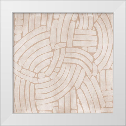 Stone Path IV White Modern Wood Framed Art Print by Urban Road