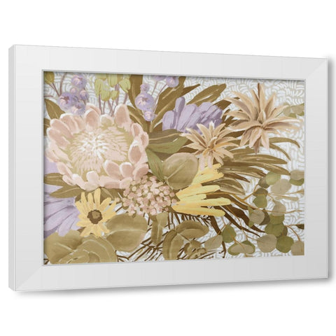 Native Brush II White Modern Wood Framed Art Print by Urban Road