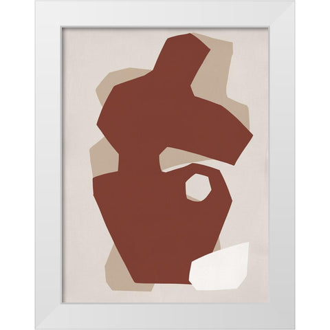 Imperfect White Modern Wood Framed Art Print by Marrakech