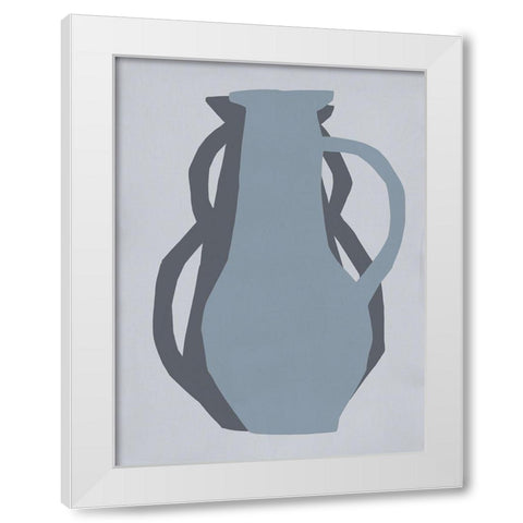Medina II White Modern Wood Framed Art Print by Marrakech