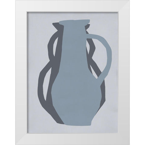 Medina II White Modern Wood Framed Art Print by Marrakech