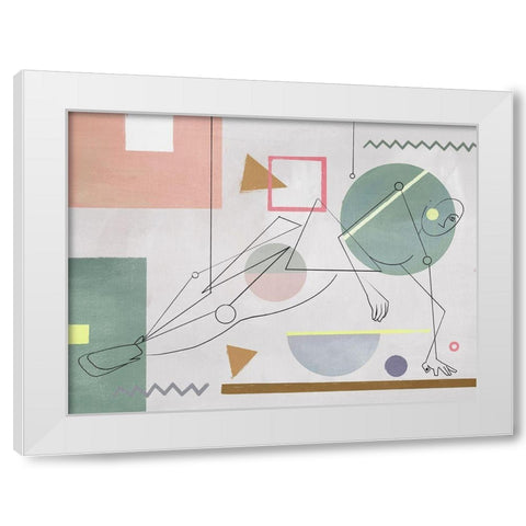Tomber White Modern Wood Framed Art Print by Urban Road
