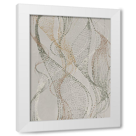 Fluid White Modern Wood Framed Art Print by Urban Road