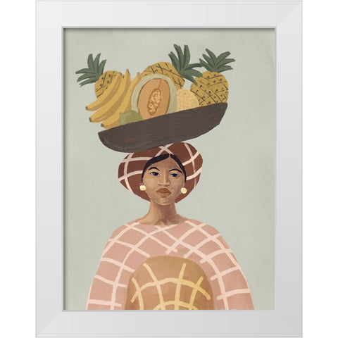 Alma de verano White Modern Wood Framed Art Print by Urban Road