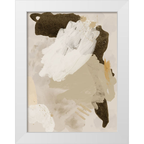 A Warm Hug White Modern Wood Framed Art Print by Urban Road