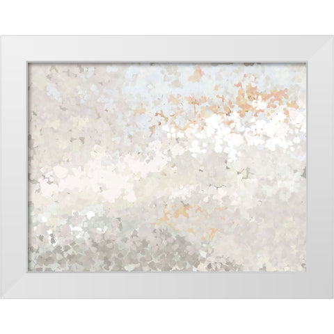 Glitter Glow I White Modern Wood Framed Art Print by Urban Road