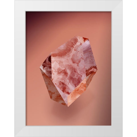 Ochre White Modern Wood Framed Art Print by Urban Road