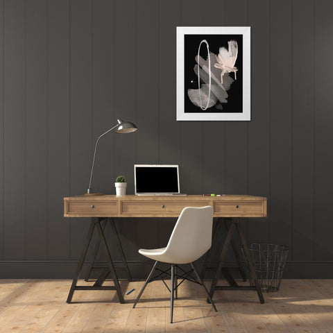 Imperial Halo White Modern Wood Framed Art Print by Urban Road