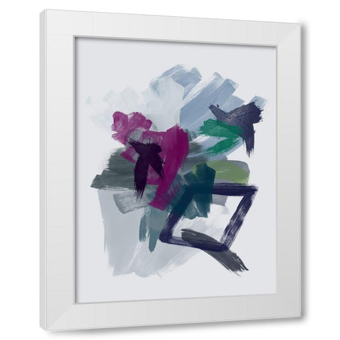 Nightfall White Modern Wood Framed Art Print by Urban Road