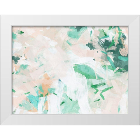 Lapping Tide White Modern Wood Framed Art Print by Urban Road