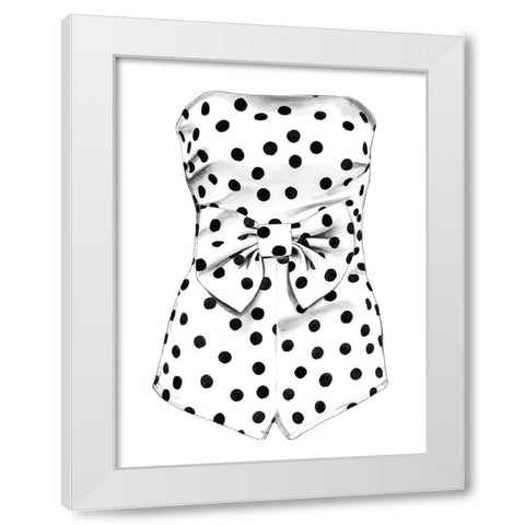 Mae White Modern Wood Framed Art Print by Urban Road