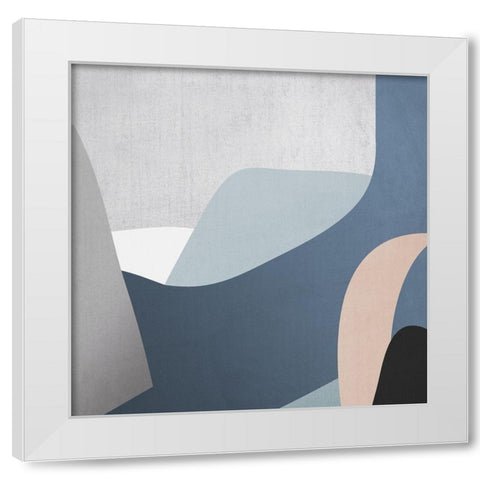Facade White Modern Wood Framed Art Print by Urban Road